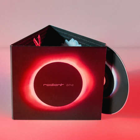 Albumcover-Design in Frontalansicht