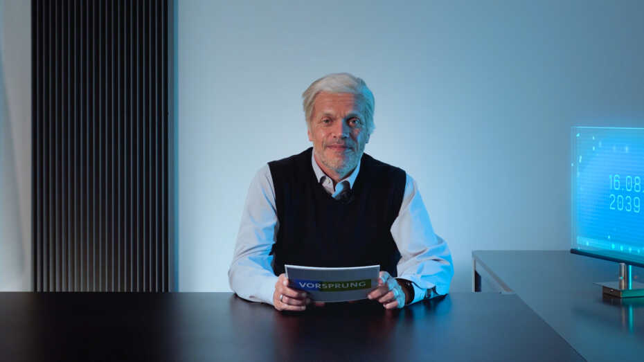 Plakatmotiv mit Typografie und Grafik